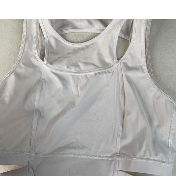 Lululemon New Ambition Cropped Tank Top White Size 10 - Picture 2 of 10